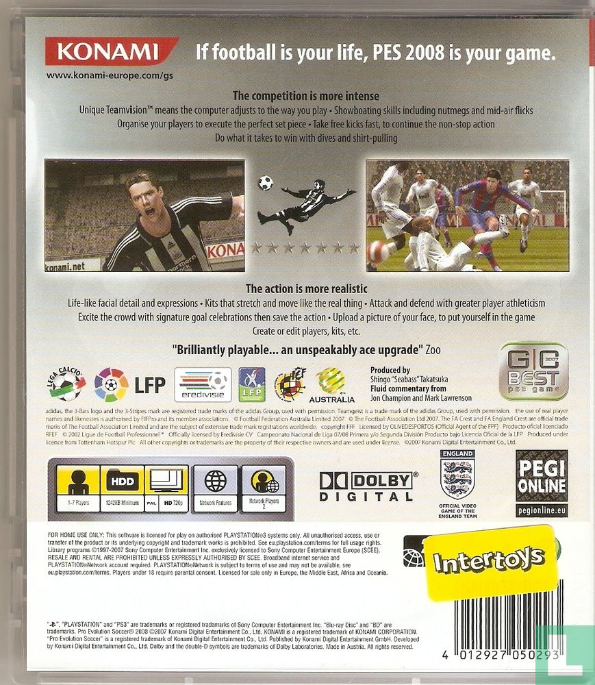 Pro Evolution Soccer 2008 - PES 2008