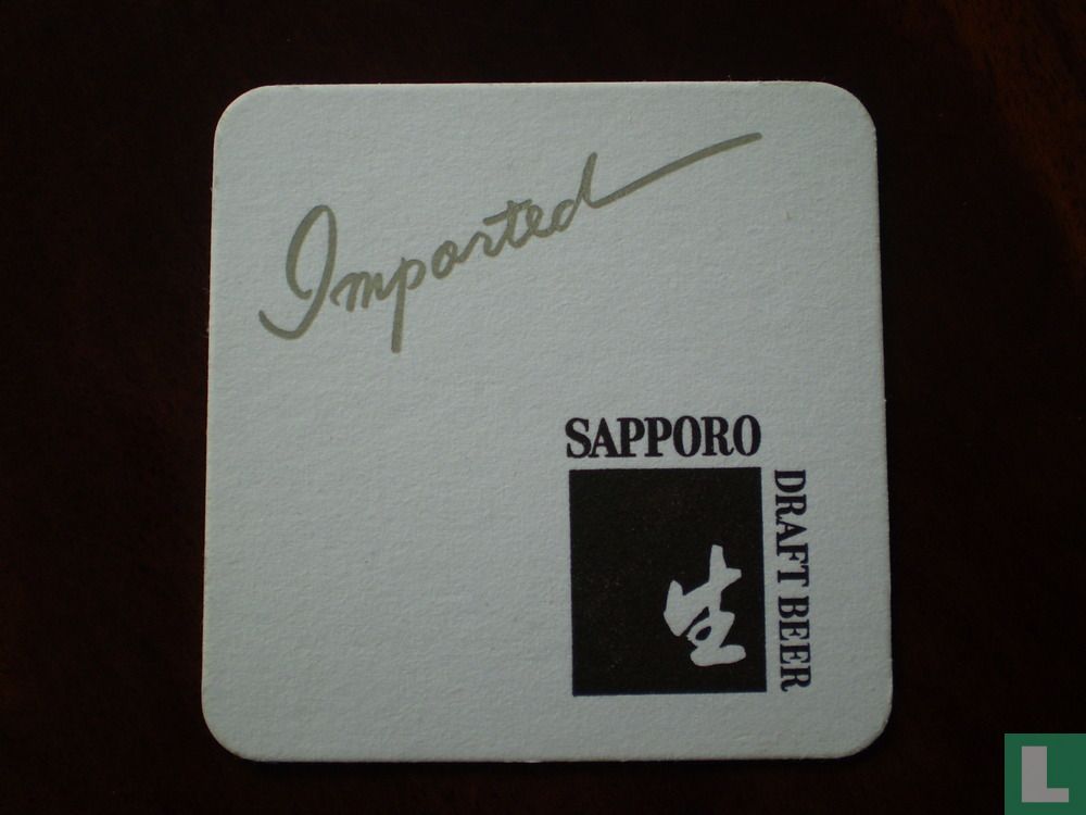 Sapporo draft beer