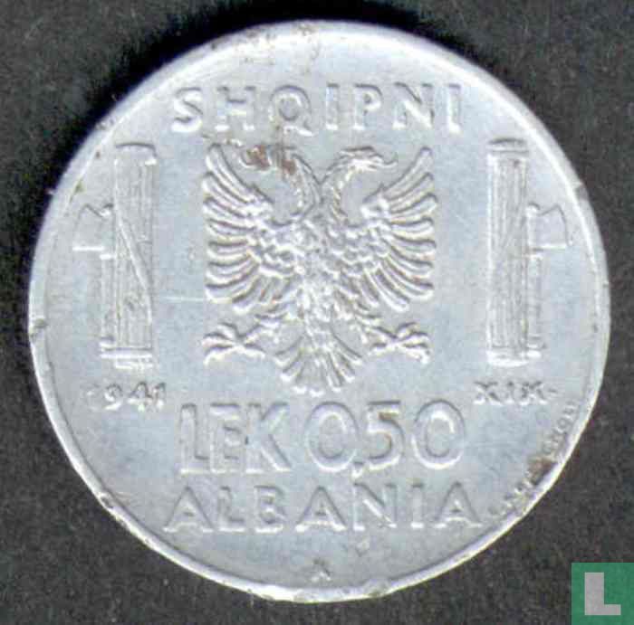 Albanië 0.50 lek 1941