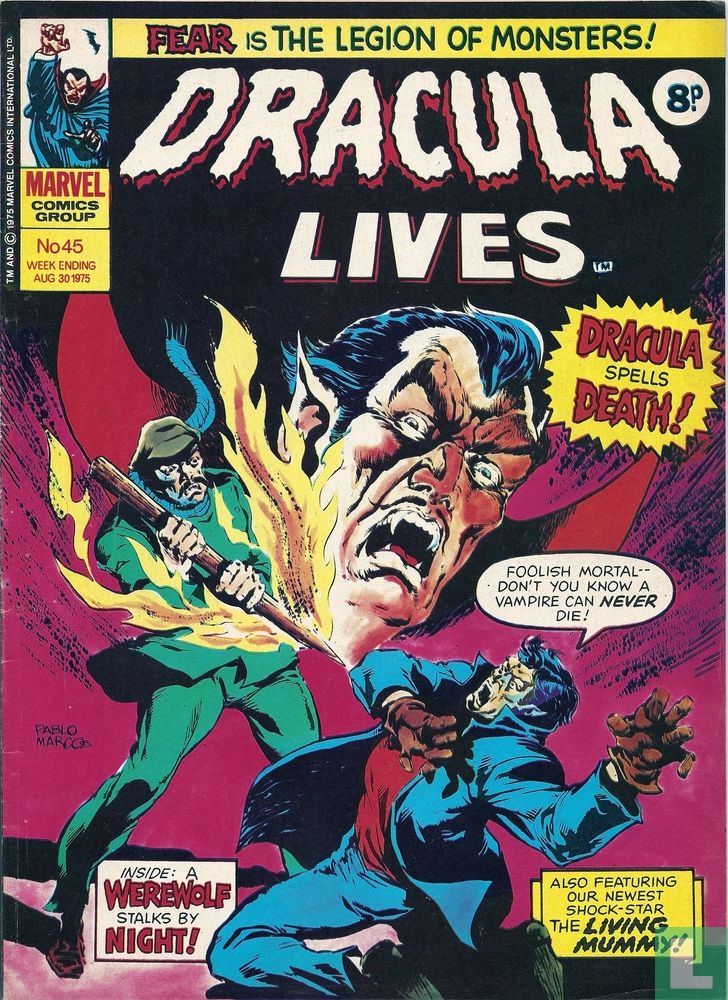 Dracula spells Death!