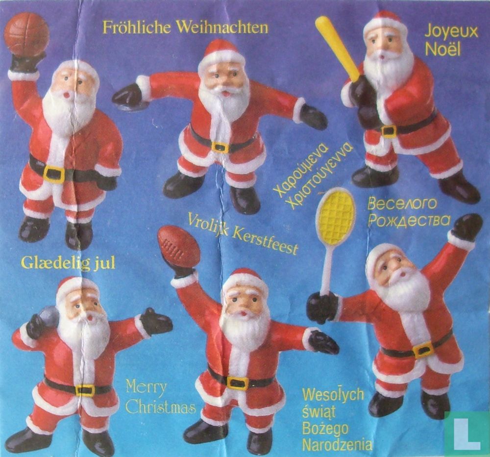 Santa with ball