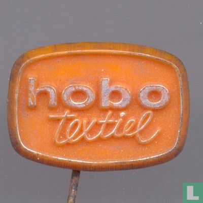 Hobo textiel [silver on orange]