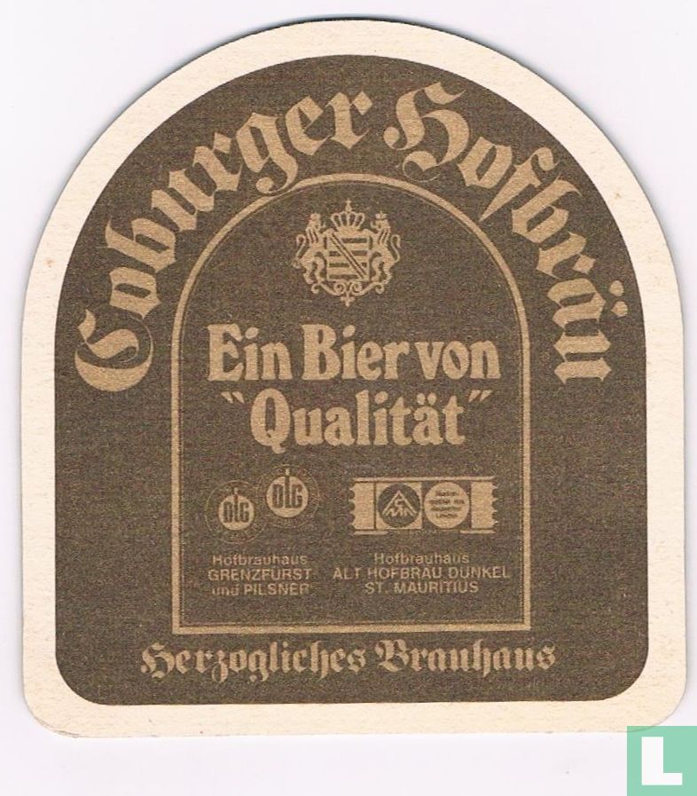 Ein Bier von "Qualität"