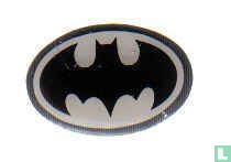 Batman bat logo pin (wit)