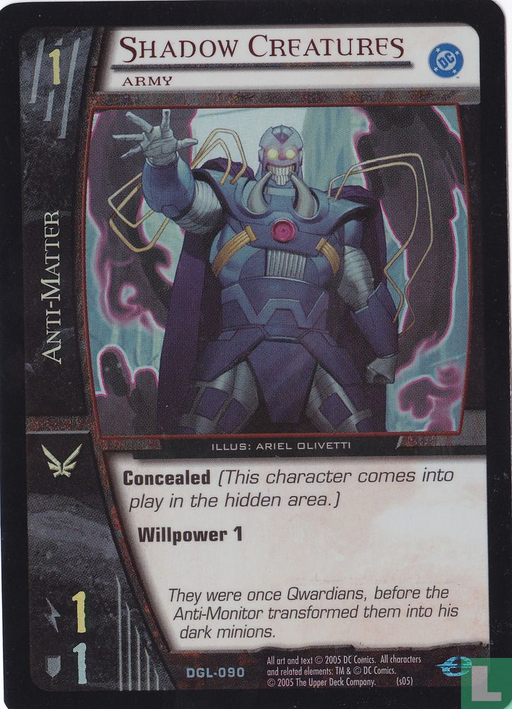 Shadow Creatures, Army 