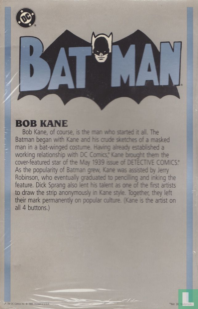 Batman button collection 1