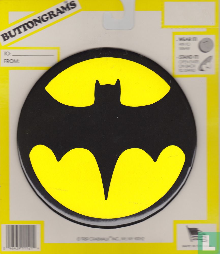 Batman logo XXL button