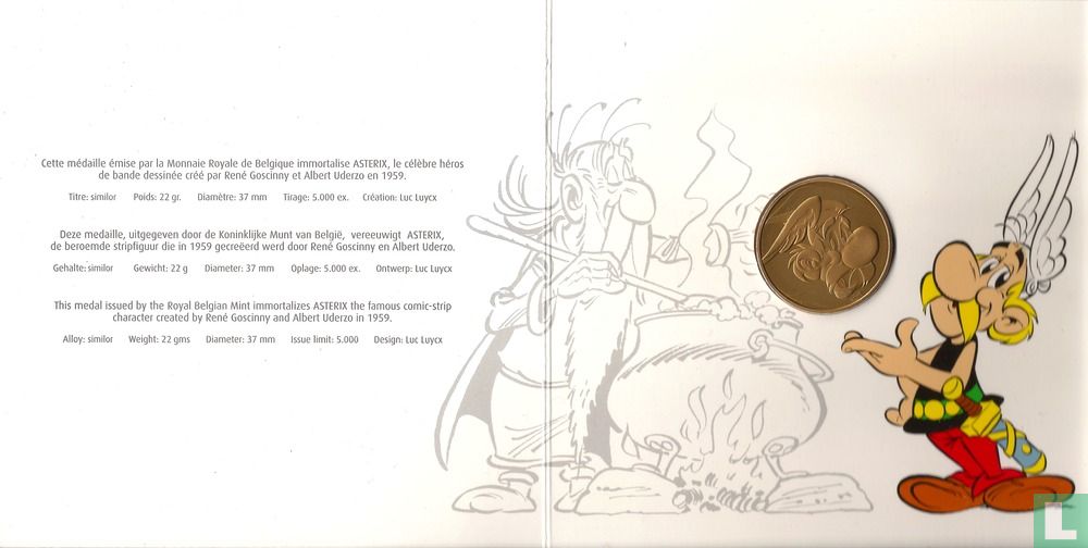 België 2005 Asterix (folder - similor)