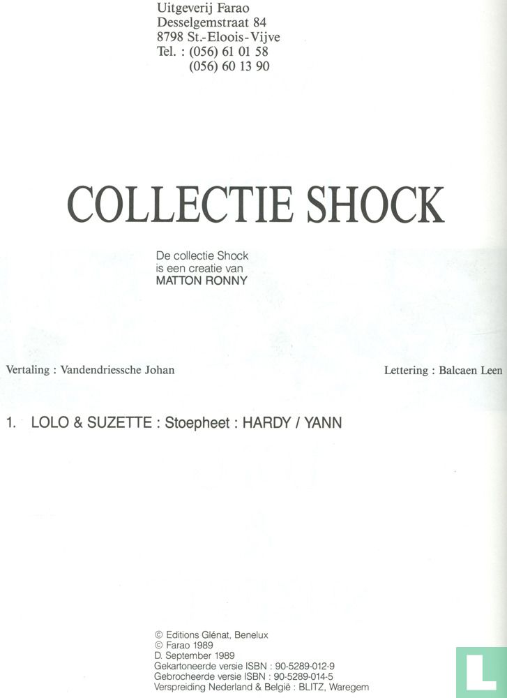 Lolo & Suzette stoepheet