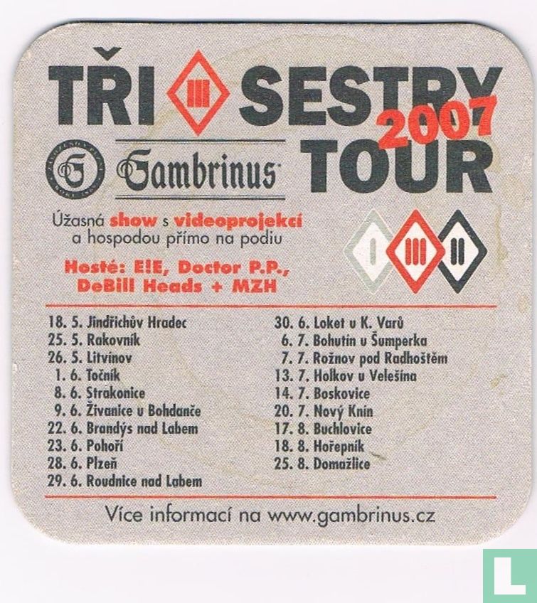 Trisestry tour Gambrinus