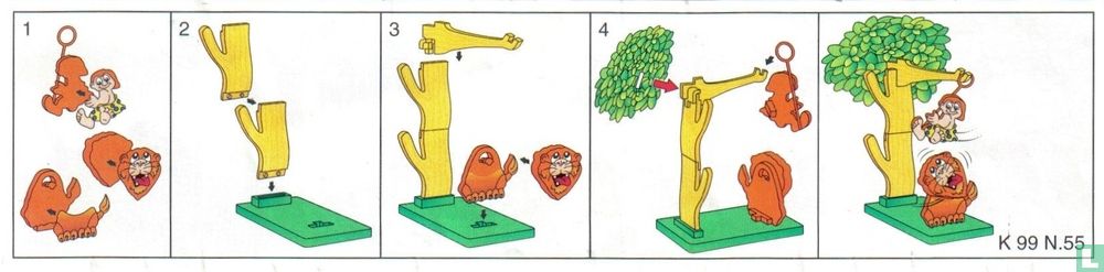 Tarzan mit Löwen