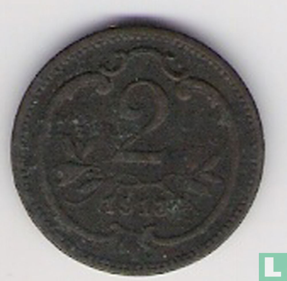 Autriche 2 heller 1913
