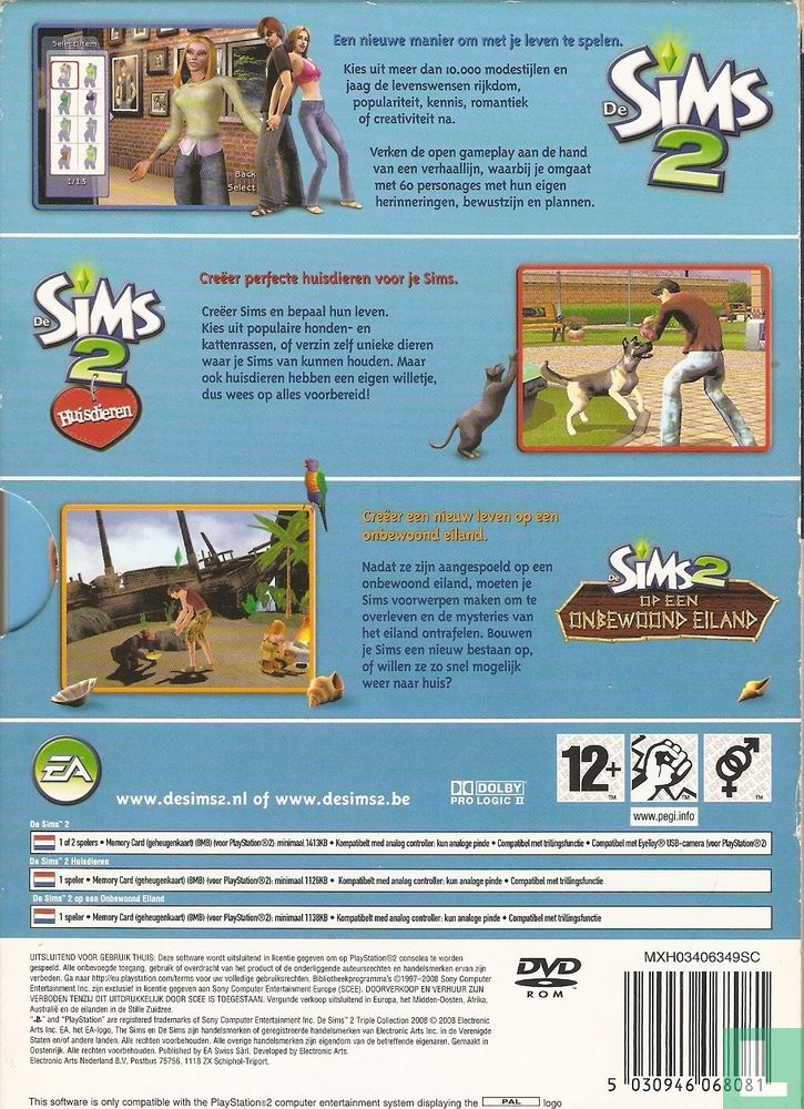 De Sims 2: Triple Collection 2008