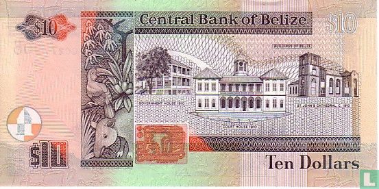 BELIZE 10 $