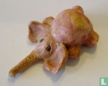 Pink elephant, whistle