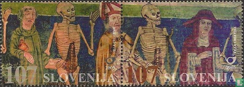 Gotischen Malereien