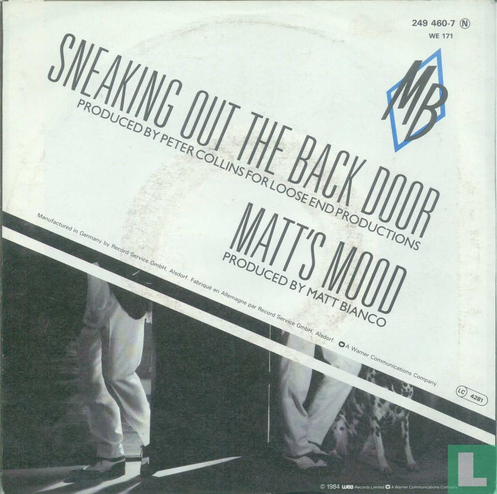 Sneaking out the back door
