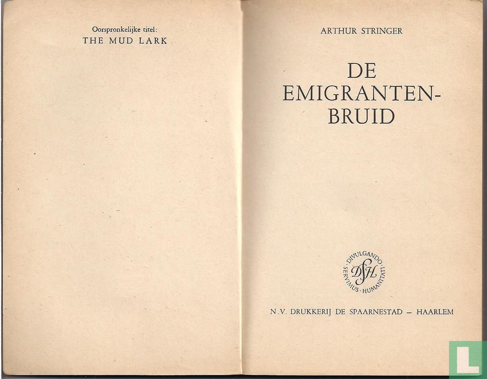 De emigrantenbruid