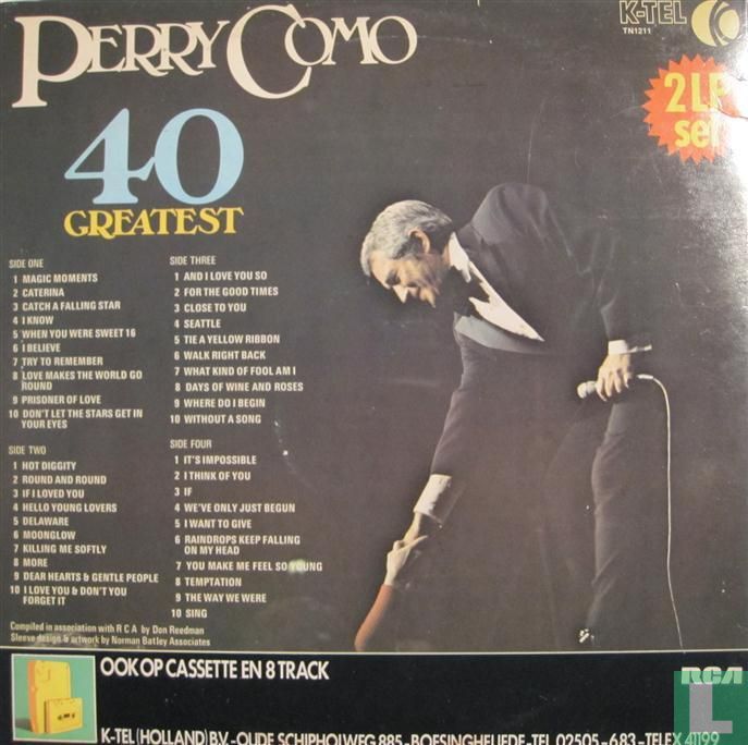 Perry Como 40 greatest