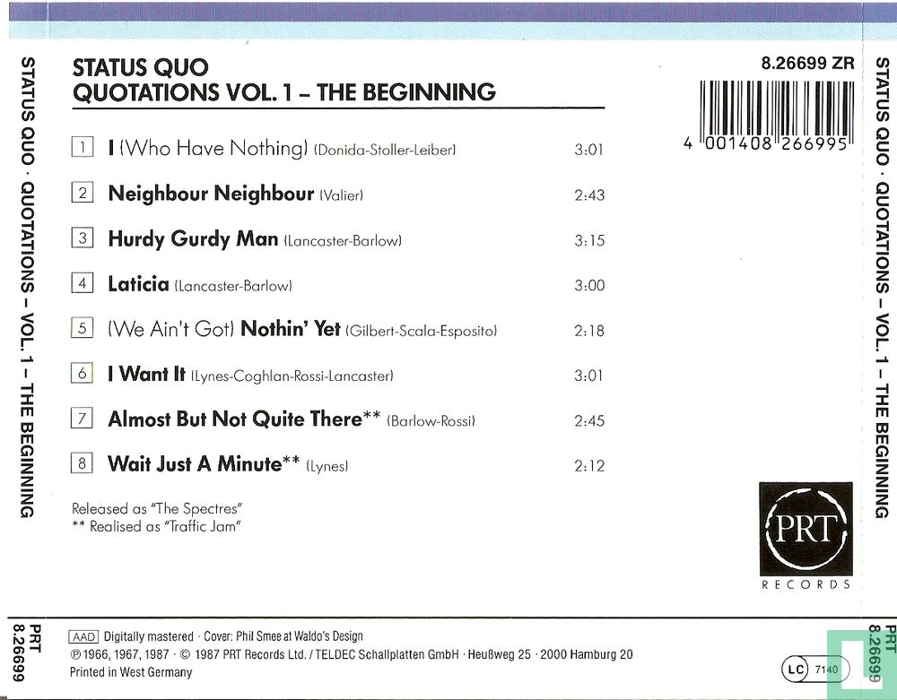 Quotations - Vol.1 - The Beginning