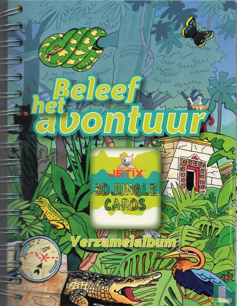 Beleef het avontuur - Jetix 3D Jungle Cards Verzamelalbum