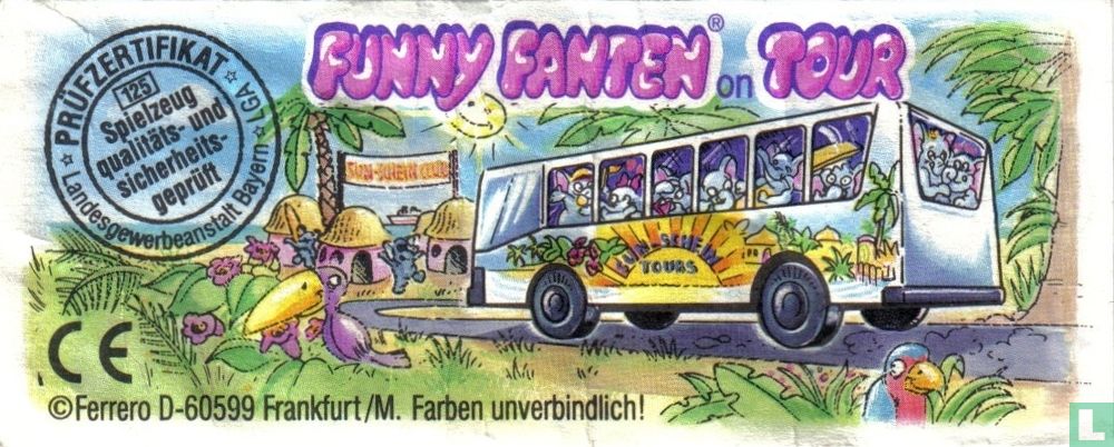 Jouets KINDER lot de 2 série FUNNY FANTEN ELEPHANT 1995 1998 complète