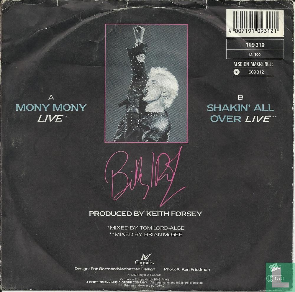 Mony mony "live"