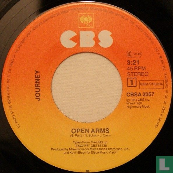Open arms