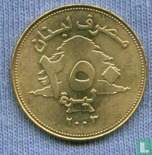 Libanon 250 Livre 2003