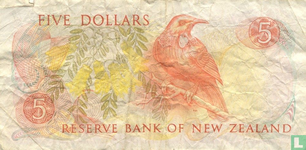 Neuseeland 5 Dollar