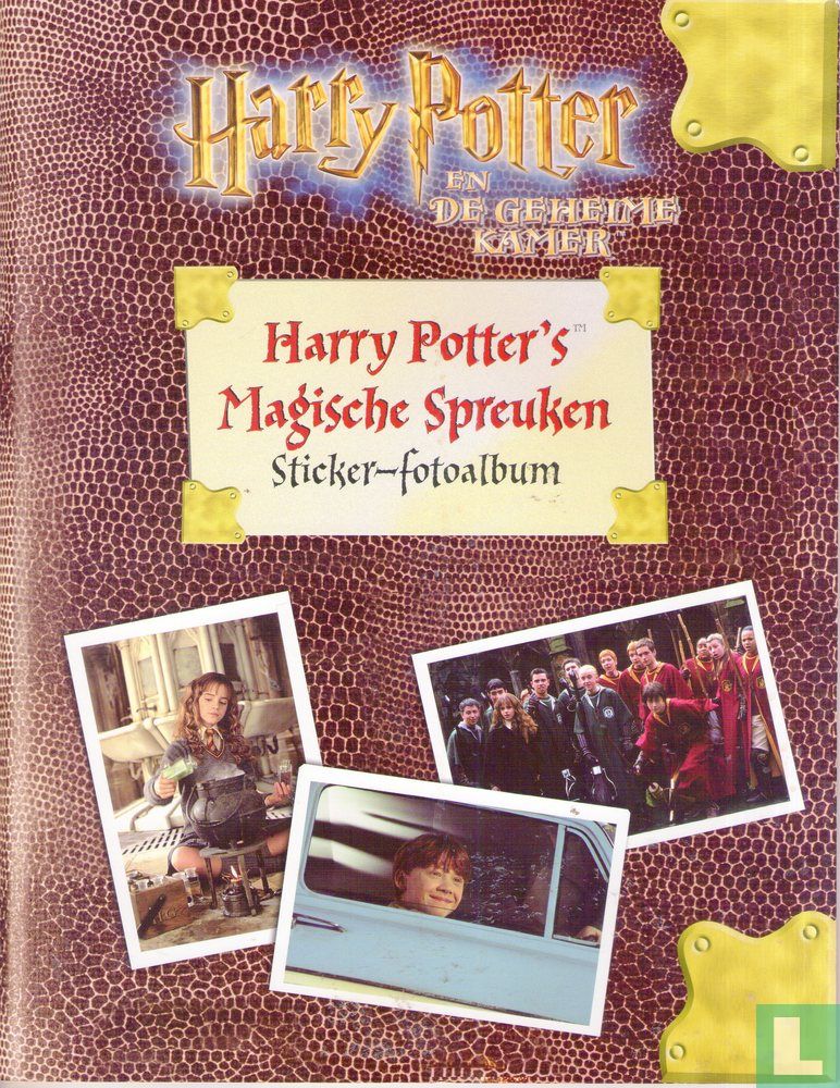 Potter en de kamer - Harry Potter's magische spreuken sticker-fotoalbum 51 (2002) - GP Specialreeks LastDodo