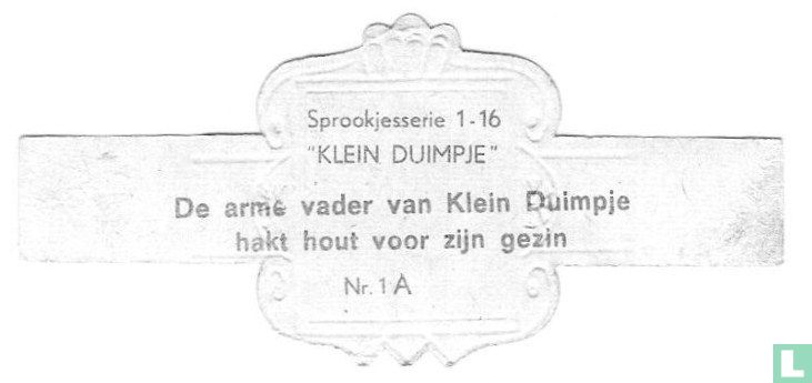 De arme vader van Klein Duimpje hakt hout voor zijn gezin 1 (1965