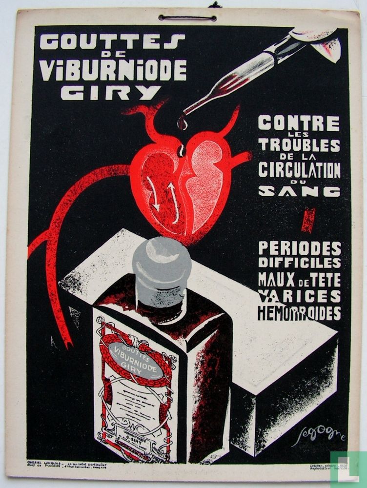 Gouttes de viburniode giry.