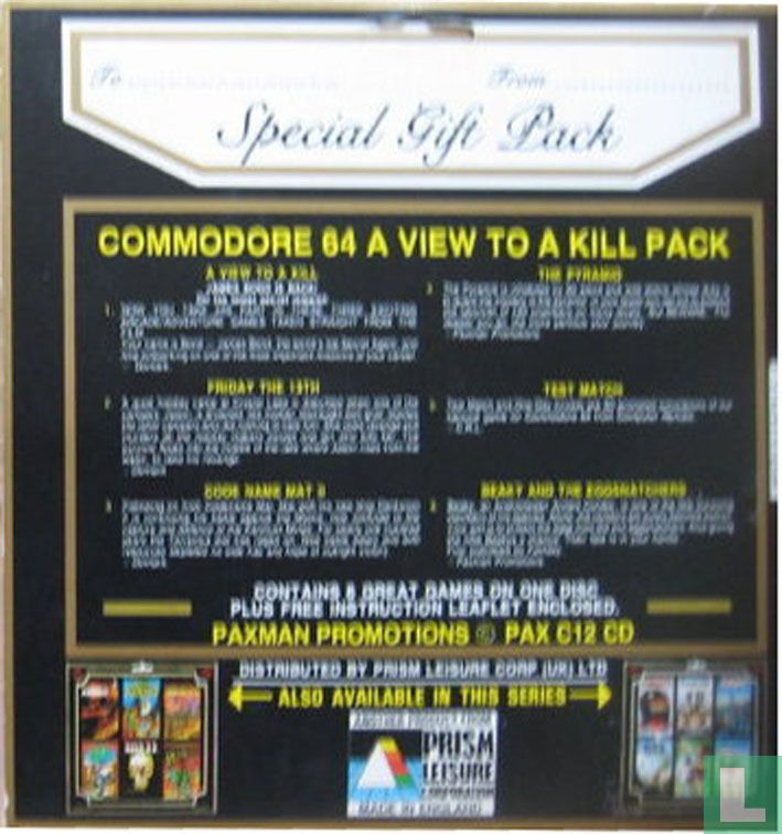 Commodore 64 A View to a Kill Pack