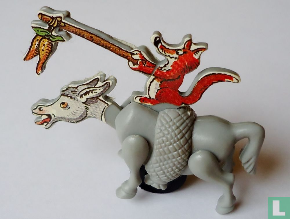 Âne avec renard