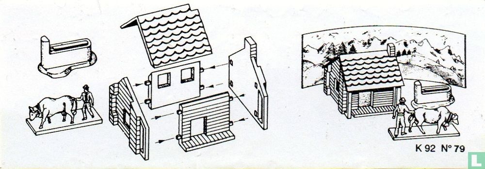 Bauernhaus mit Landschaft