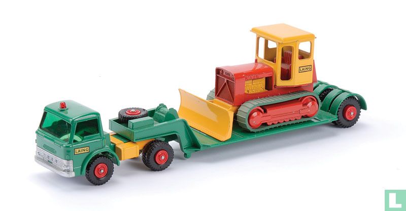 Low Loader with Bulldozer