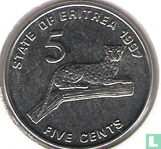 Eritrea 5 Cent 1997
