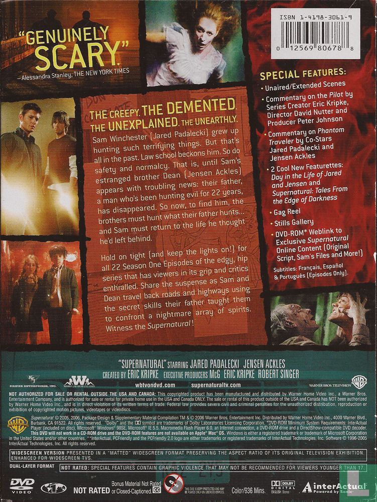 Supernatural: The Complete First Season