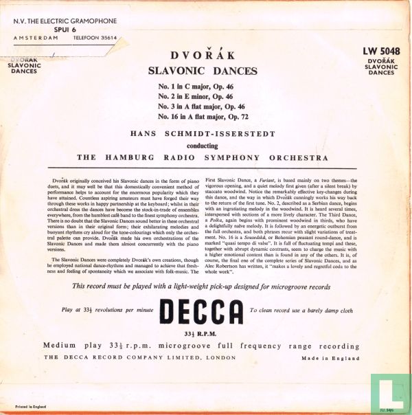 Dvorak Slavonic Dances