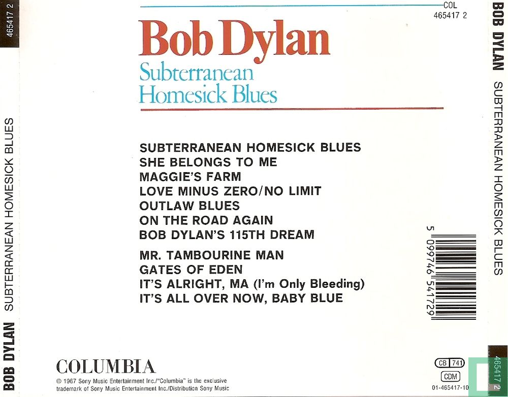 Subterranean Homesick Blues