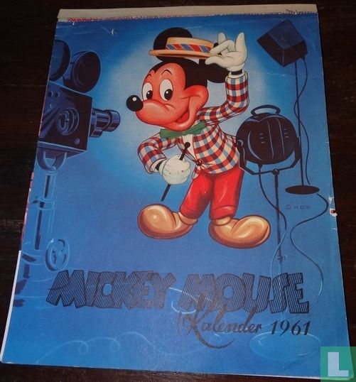 Mickey Mouse Calendar 1961