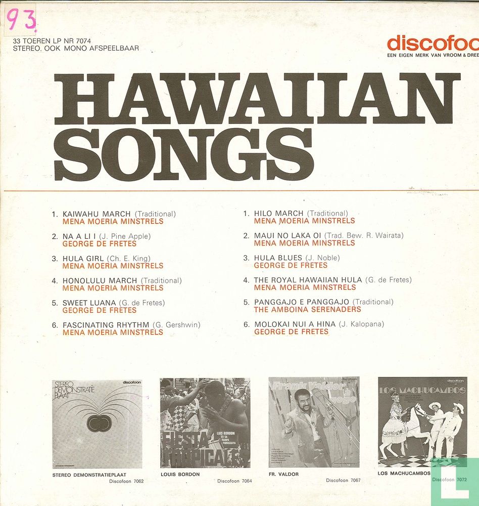Hawaiian Songs