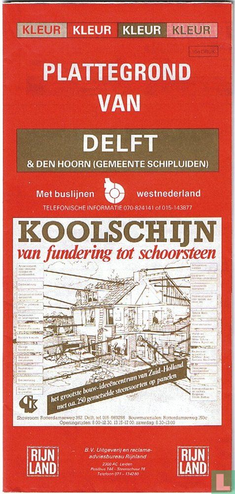 Plattegrond Delft