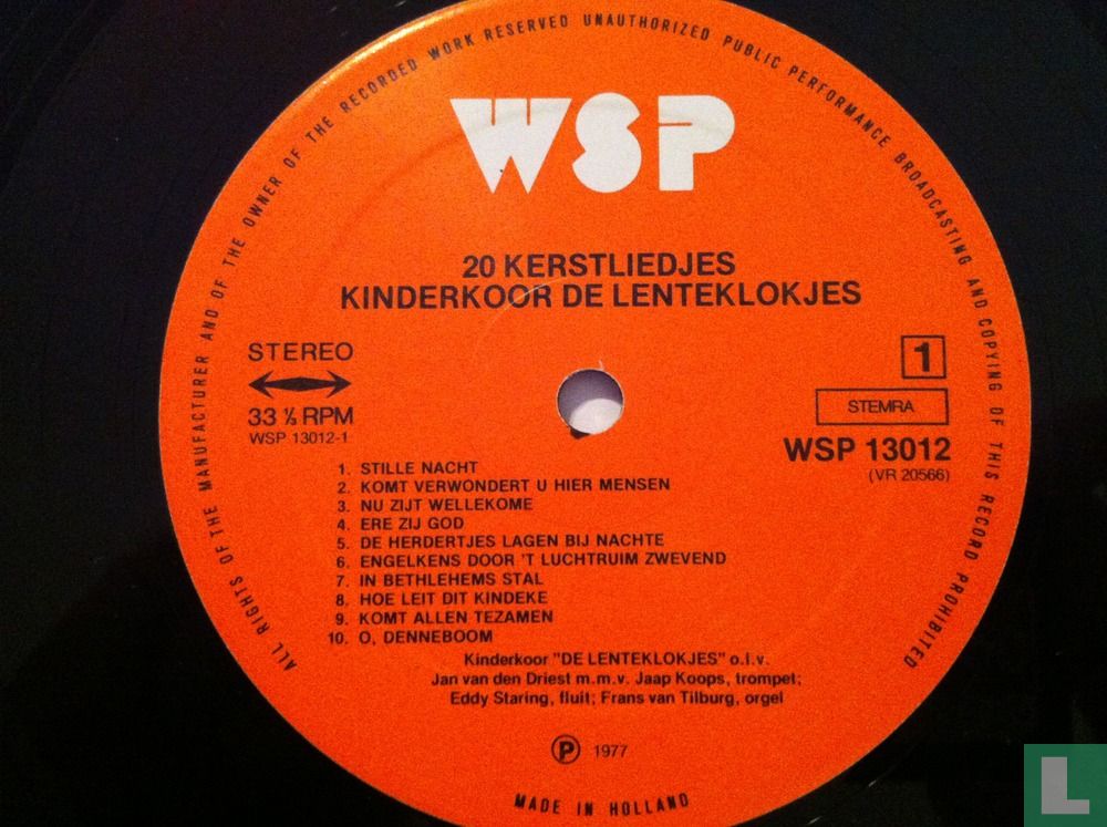 20 Kerstliedjes