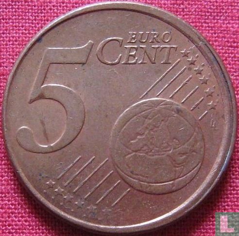 Allemagne 5 cent 2002 (D - fautée)