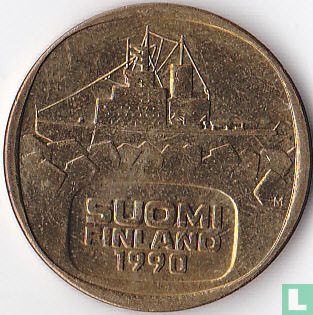 Finlande 5 markkaa 1990