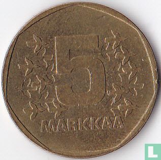 Finlande 5 markkaa 1973