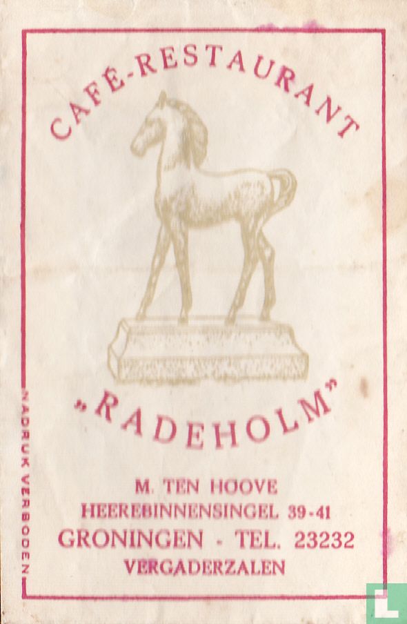Café Restaurant "Radeholm" 