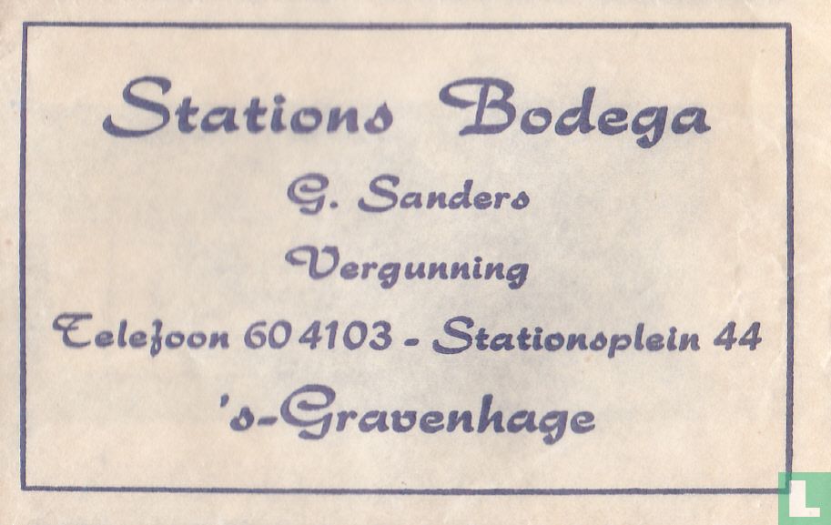 Stations Bodega G. Sanders
